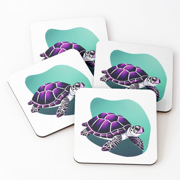 Item preview, Purple turtle designed and sold by LindaCooke.