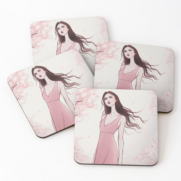 Item preview, Blossoms of Inspiration: Japanese Woman in a Cherry Garden designed and sold by ReplyGirl.