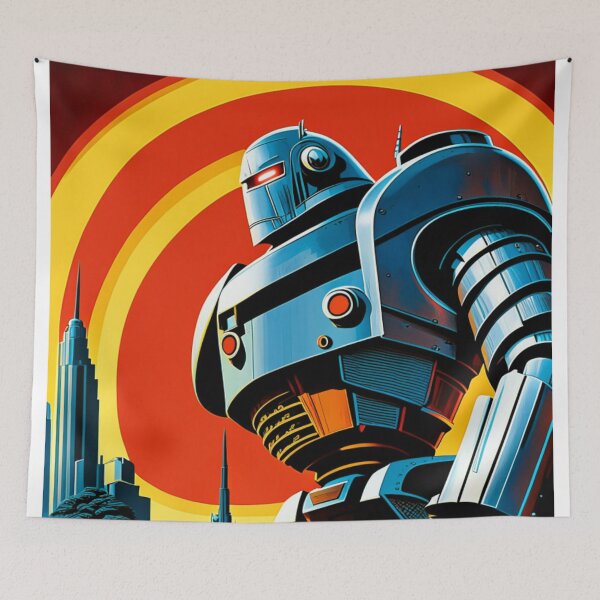 Item preview, Giant Robot - Pop Art  designed and sold by RobotAIArt.