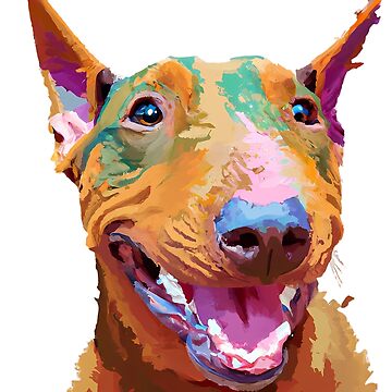 Bully Dad English Bull Terrier - Bull Terrier Dad - Sticker