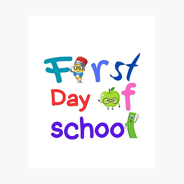 Item preview, First Day of School Shirt, Children's Back To School designed and sold by asbno19.