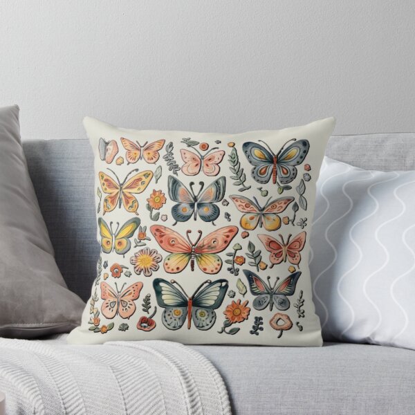 Item preview, Cute Retro Butterflies  designed and sold by HappyLifeCreate.