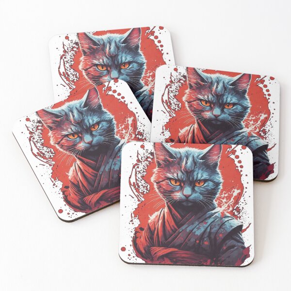 Item preview, Samurai Cat designed and sold by ToporArt.