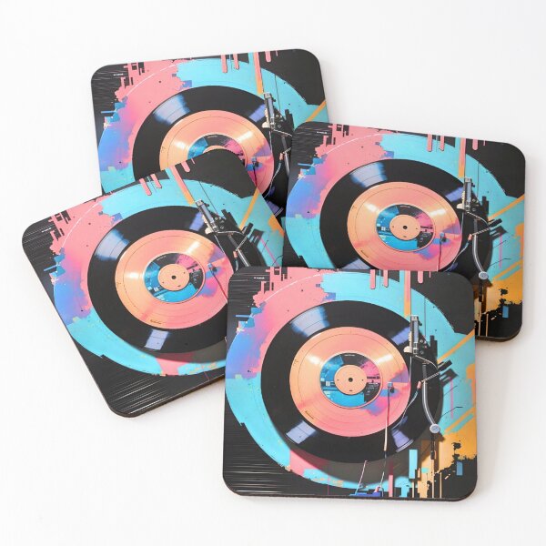 Item preview, 80s Retro Neon Vinyl designed and sold by FocalFrenzy.