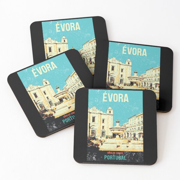 Item preview, Évora Giraldo Square Illustration | Historic Center designed and sold by Lemomo-artworks.