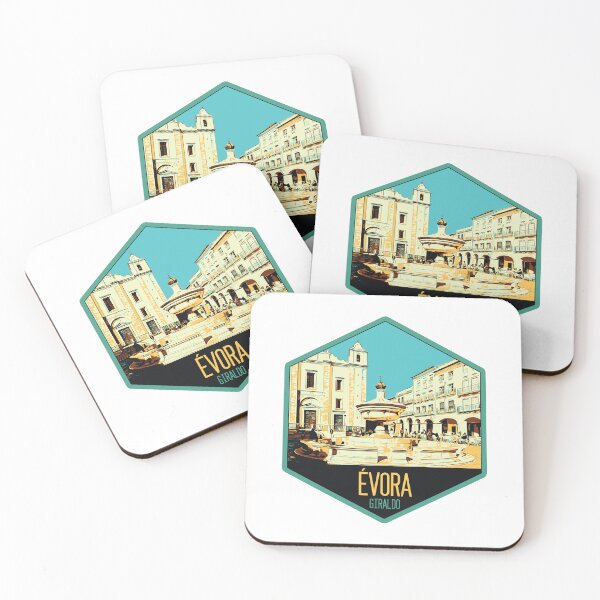 Item preview, Évora Giraldo Square Illustration | Historic Center designed and sold by Lemomo-artworks.