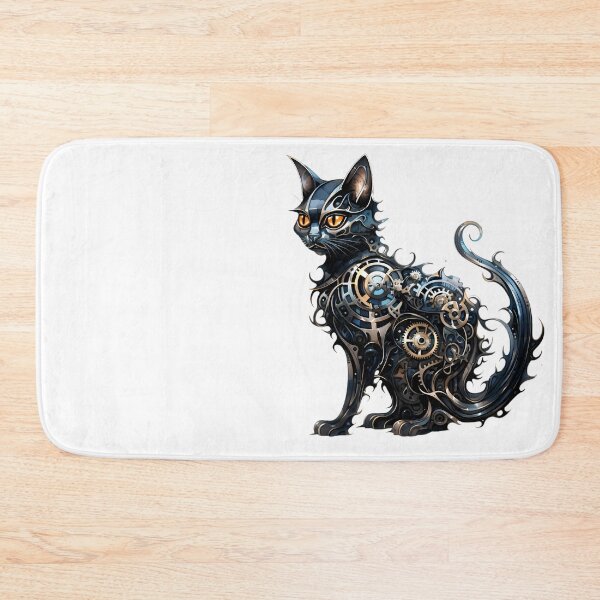 Item preview, Steampunk Cat made of Clockwork Gears designed and sold by SchorlCraft.