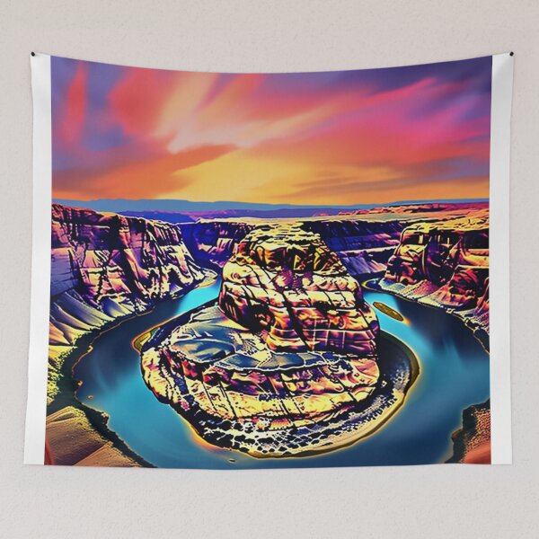 Item preview, A Pop Art Travel Print of the Grand Canyon - Arizona designed and sold by StudioRedKoala.