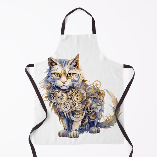 Item preview, Steampunk Cat made of Clockwork Gears designed and sold by SchorlCraft.