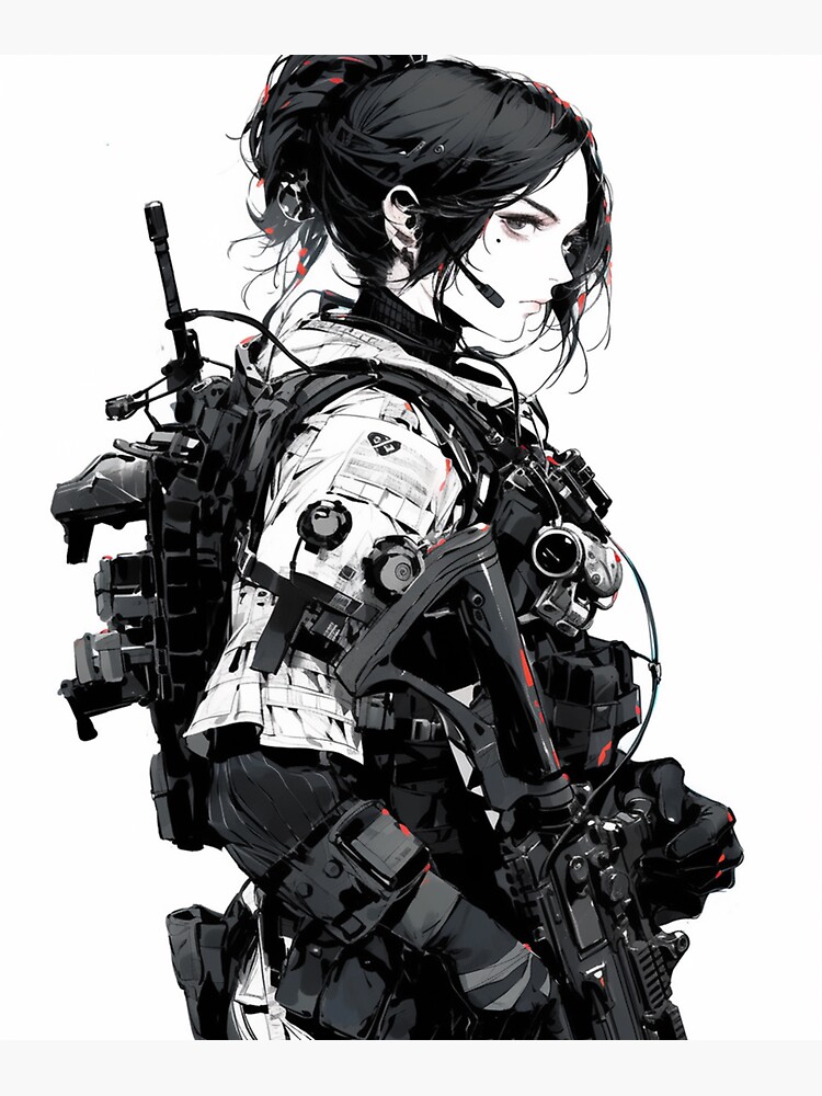 Anime Girl, Military, Scared Expression, Battlefield, Gun, anime military  girl HD wallpaper | Pxfuel