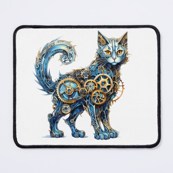 Item preview, Steampunk Cat made of Clockwork Gears designed and sold by SchorlCraft.