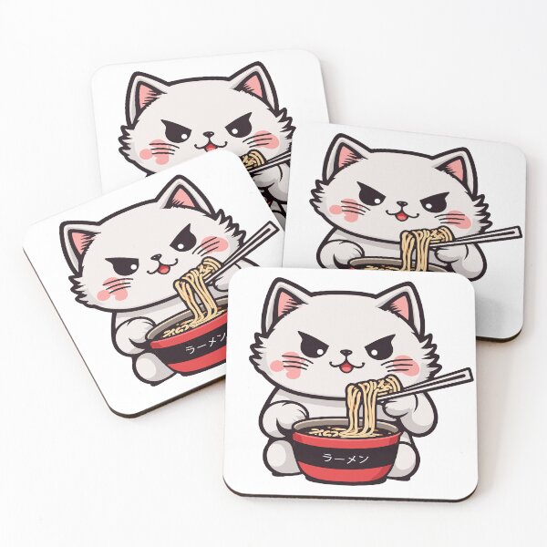Item preview, ramen cat  designed and sold by jkrphoto.