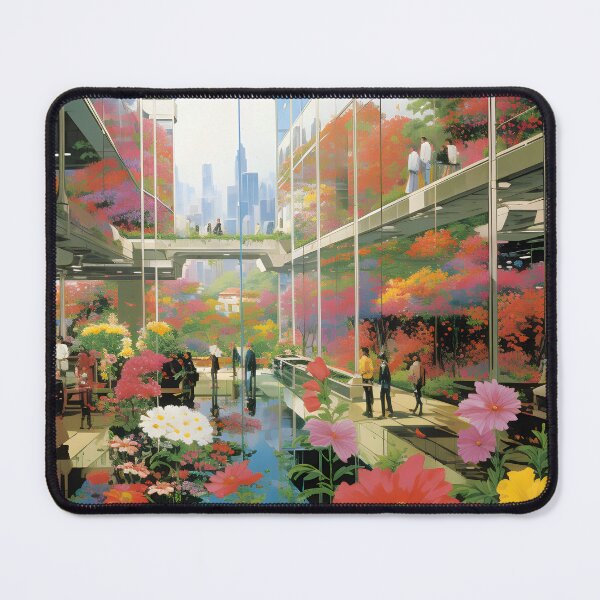 Item preview, Futuristic Utopian Cityscape with Glass Facades of Skyscrapers designed and sold by Je-we.