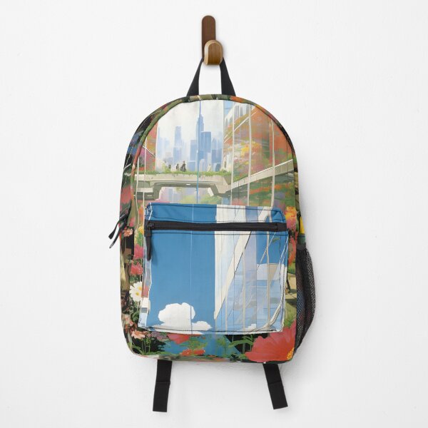 Item preview, Futuristic Utopian Cityscape with Glass Facades of Skyscrapers designed and sold by Je-we.