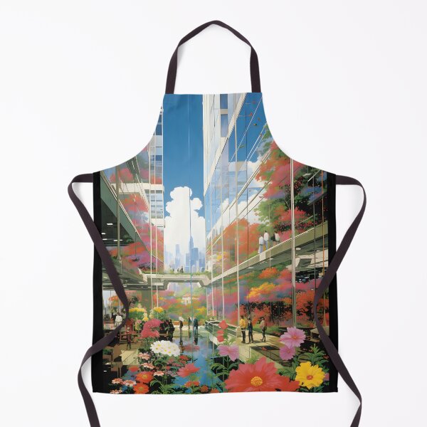 Item preview, Futuristic Utopian Cityscape with Glass Facades of Skyscrapers designed and sold by Je-we.