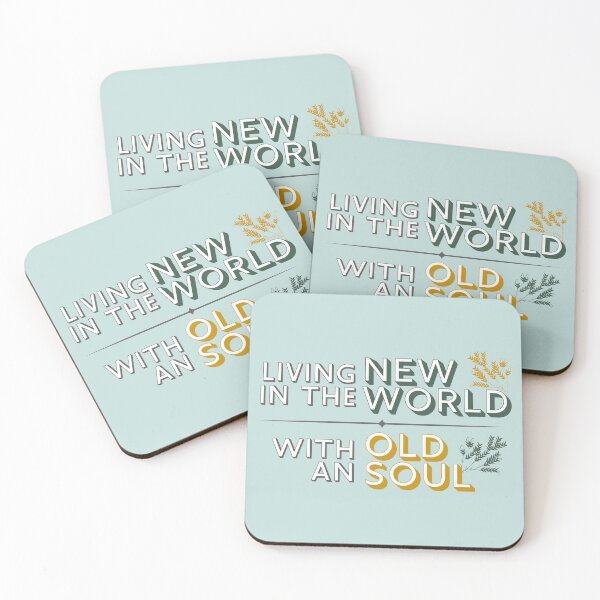 Item preview, Living in The New World With an Old Soul Country Song Lyric designed and sold by Brainless Art.