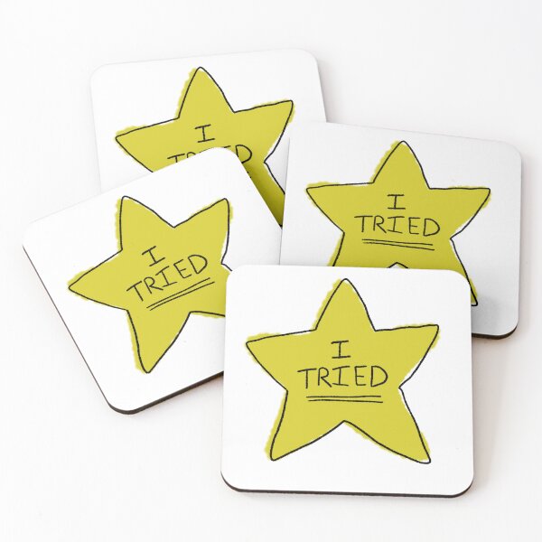 Item preview, I tried gold star designed and sold by CryptidKite.