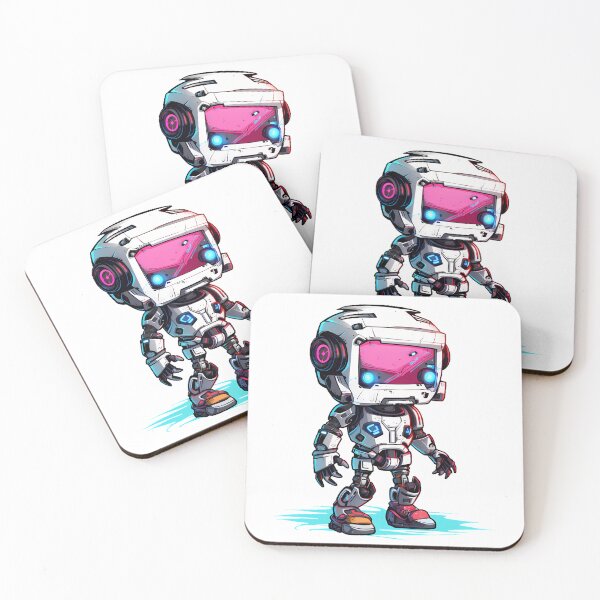 Item preview, Cyberpunk Robot – Cute Retro Futurist Companion designed and sold by SchorlCraft.