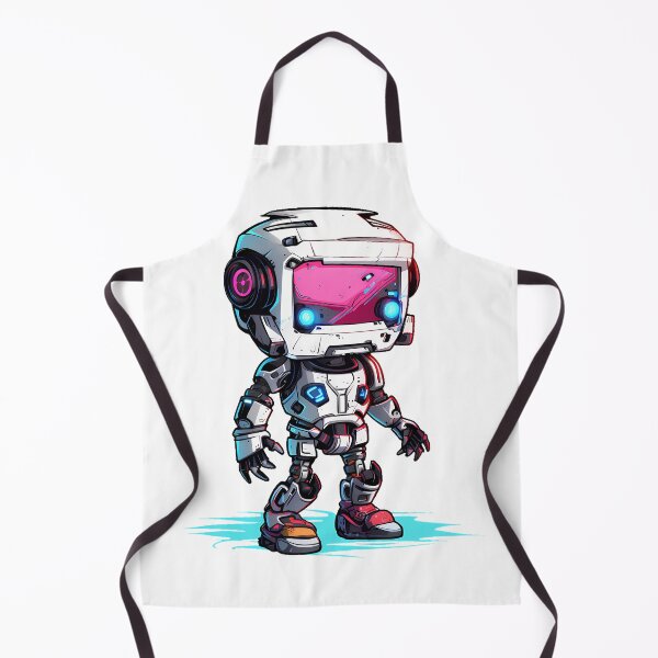 Item preview, Cyberpunk Robot – Cute Retro Futurist Companion designed and sold by SchorlCraft.