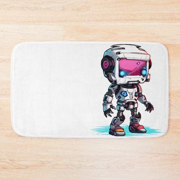 Item preview, Cyberpunk Robot – Cute Retro Futurist Companion designed and sold by SchorlCraft.
