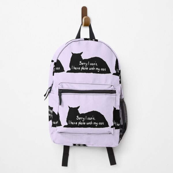 Item preview, Sorry, I Can't. I Have Plans with My Cat, keep calm and love black cats, loving cats funny cat lady quotes for cat mom and cat dad cat grand pa cat grandma designed and sold by YellowishStore.