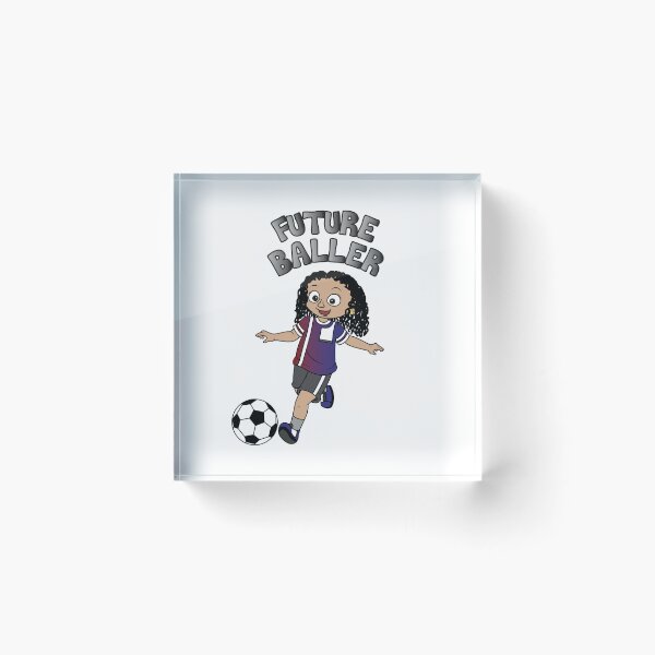 Item preview, 'Future Baller' - Girl with curly hair designed and sold by ThingsByNin.