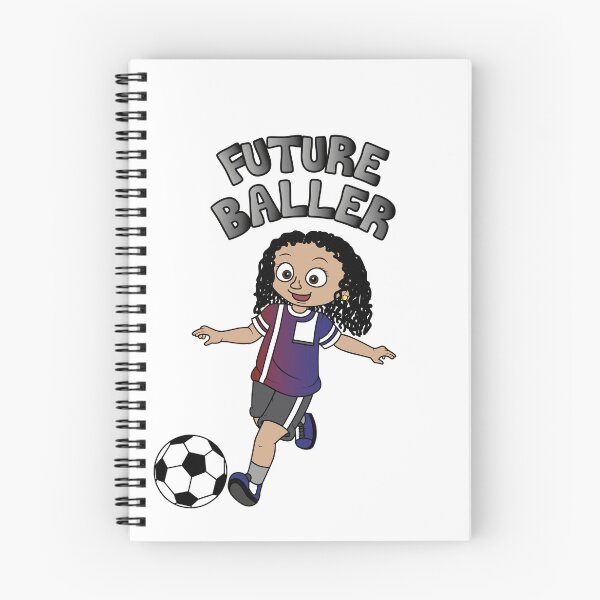 Item preview, 'Future Baller' - Girl with curly hair designed and sold by ThingsByNin.