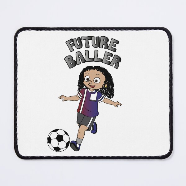 Item preview, 'Future Baller' - Girl with curly hair designed and sold by ThingsByNin.