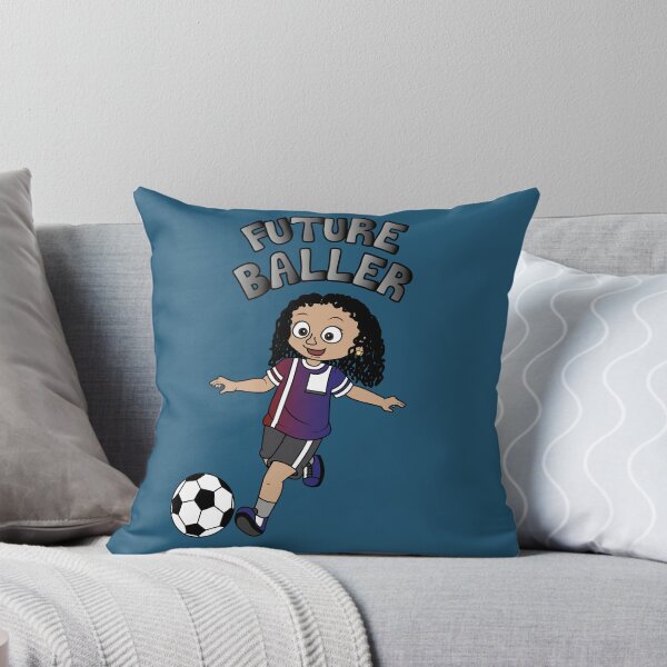 Item preview, 'Future Baller' - Girl with curly hair designed and sold by ThingsByNin.