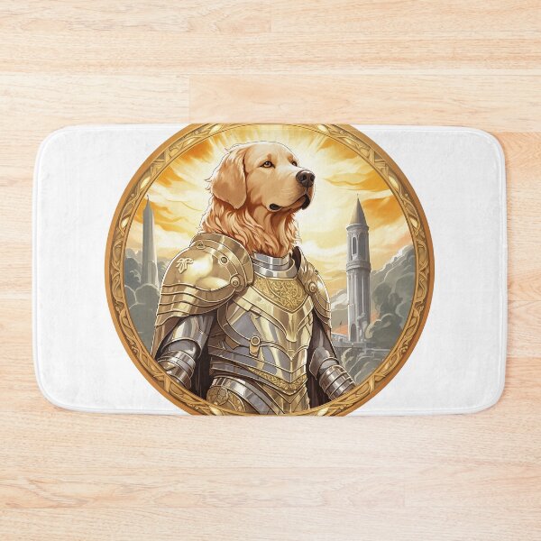 Item preview, Discover 'Sir Charles': The Valiant Golden Retriever Knight in Shining Armor designed and sold by Christian Weiss.