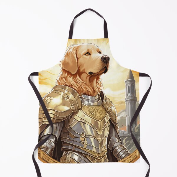 Item preview, Discover 'Sir Charles': The Valiant Golden Retriever Knight in Shining Armor designed and sold by Christian Weiss.