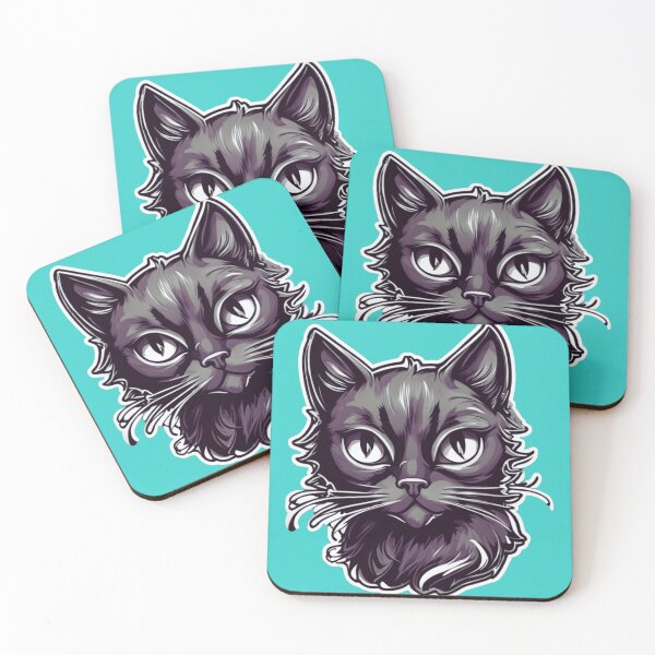 Item preview, black cat designed and sold by taherlee11.