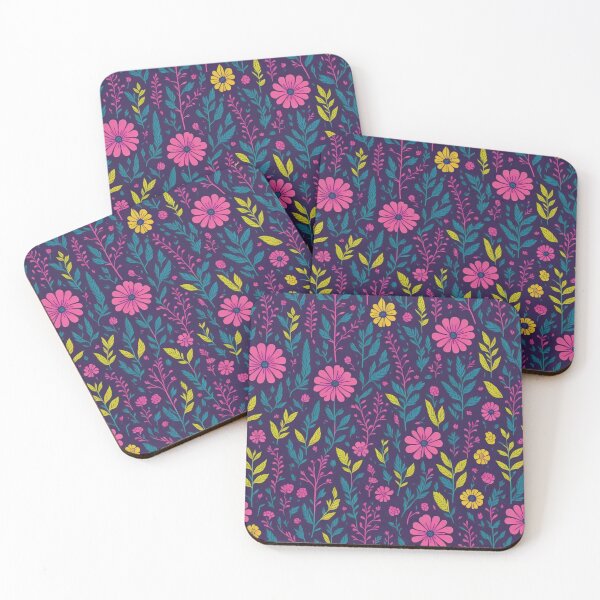 Item preview, Colorful Daisy Illustration Pattern designed and sold by SynthiPrint.