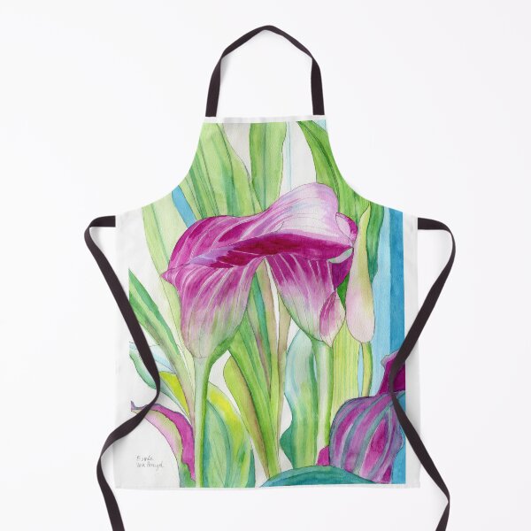 Item preview, Pink Calla lilies watercolour painting designed and sold by esvb.