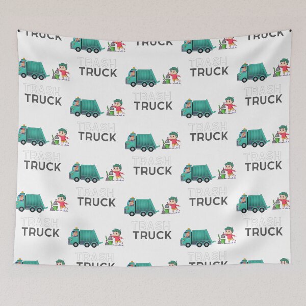 Item preview, hank and trash truck  designed and sold by AnneDollar.