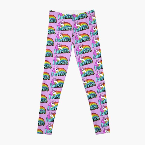 Magical Unicorn & Donut Leggings Rainbow Aesthetic