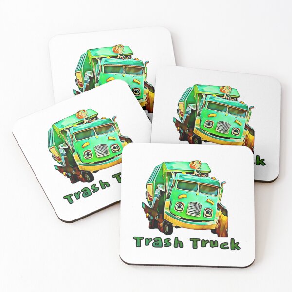 Item preview, hank and trash truck    designed and sold by AnneDollar.