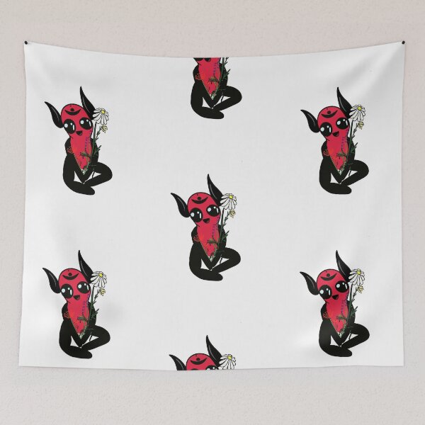 Item preview, Little Friend with Flowers designed and sold by InkedEdges.
