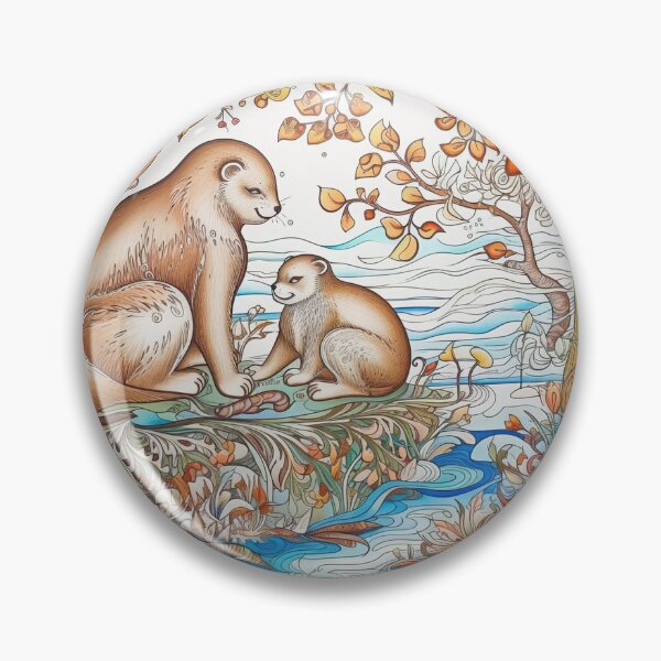 Item preview, Otter drawing designed and sold by ComicsFactory.