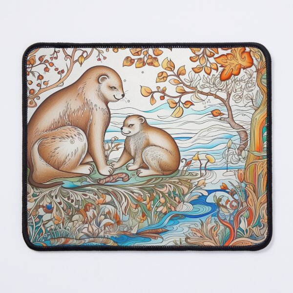 Item preview, Otter drawing designed and sold by ComicsFactory.