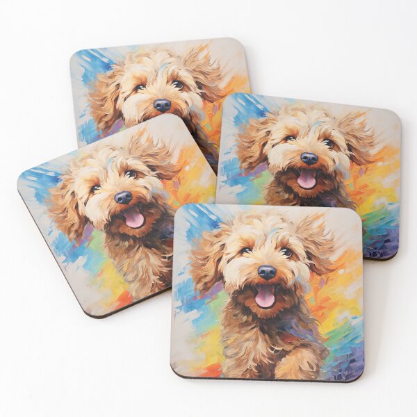 Item preview, Cockapoo Dog Painting designed and sold by Steven Coman.