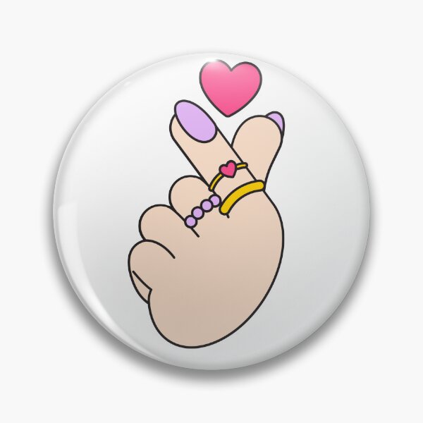 Item preview, Kpop Finger Heart 1 designed and sold by HeyItsMeeTee.