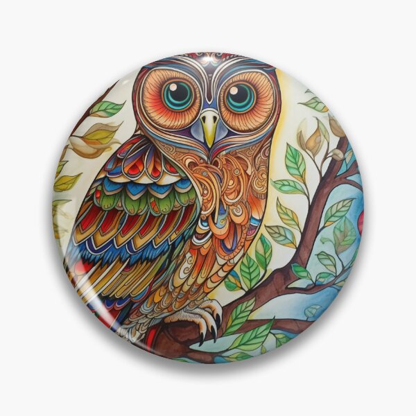 Item preview, Owl drawing designed and sold by ComicsFactory.