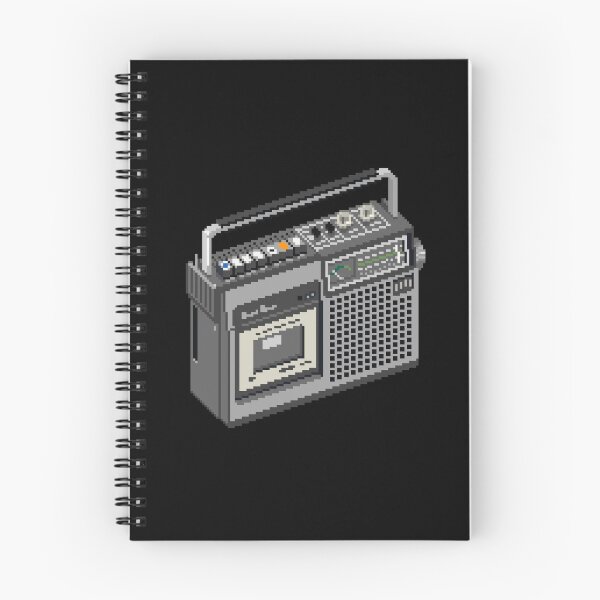 Item preview, FM receiver - Cassette player (Boombox) Pixel art designed and sold by liuxpixel.