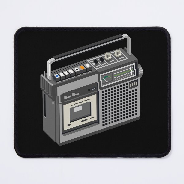 Item preview, FM receiver - Cassette player (Boombox) Pixel art designed and sold by liuxpixel.