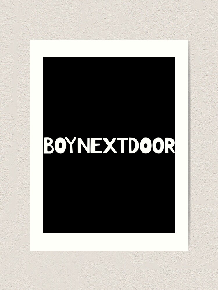 BOYNEXTDOOR KCON2025 白黒イハンポラロイド風レアイラスト Boynextdoor KPop HD Logo