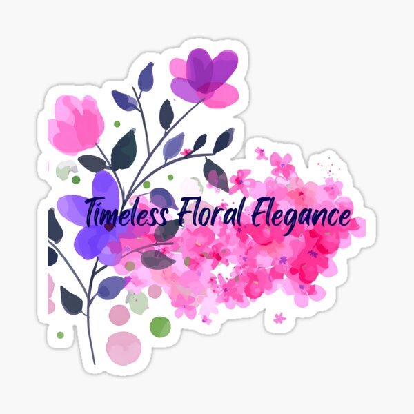 Timeless Flower Stickers