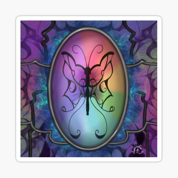 Holografic Flutter Sticker