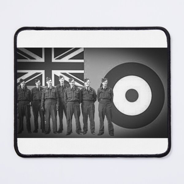 Item preview, RAF Bomber Crew in Front of Ensign designed and sold by Anthony Hiorns.