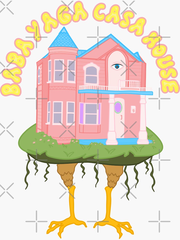 Baba Yaga Casa House Sticker for Sale by Bruna Esmanhotto